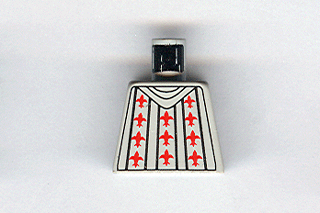 Torso Castle Fright Knights Fleur-de-lis Pattern