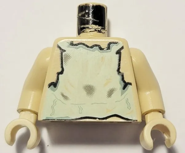 Torso Harry Potter Dobby Pattern / Tan Arms / Tan Hands