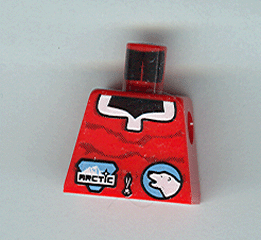 Torso Arctic Logo Small and Polar Bear Pattern