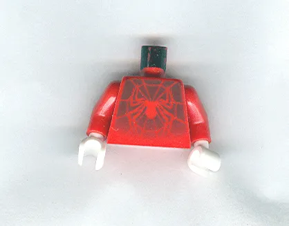 Torso Spider-Man Costume 2 Pattern / Red Arms / White Hands