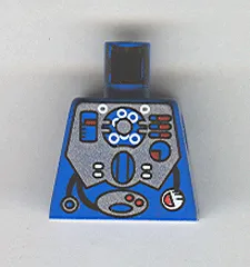 Torso Aquazone Hydronaut Silver Diving Pattern 2