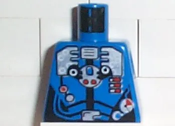 Torso Aquazone Hydronaut Silver Diving Pattern 3