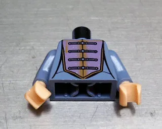 Torso Harry Potter Dumbledore Dress Robe with Braid Pattern / Sand Blue Arms / Light Nougat Hands