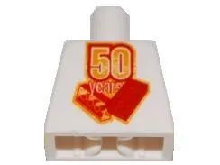 Torso Lego 50 Year Anniversary Logo Pattern