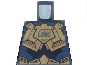 Torso Exo-Force Gold Body Armor with Wing Pattern