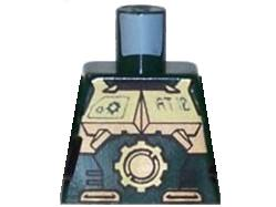 Torso Exo-Force Gold Body Armor with Large Star and 'AT.10' Pattern