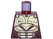 Torso Exo-Force Gold Body Armor with Four Stars and Sails Pattern