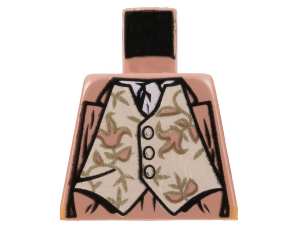 Torso Harry Potter Gilderoy Tan Vest Pattern