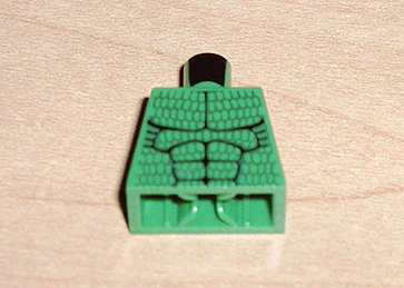 Torso Batman Muscles Outline with Scales Pattern