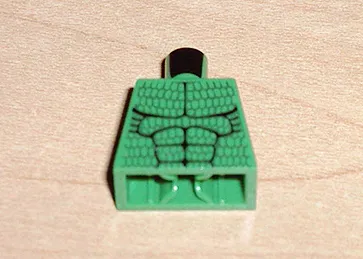 Torso Batman Muscles Outline with Scales Pattern