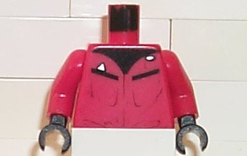 Torso SW T-16 Skyhopper Pilot Pattern / Red Arms / Black Hands
