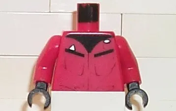 Torso SW T-16 Skyhopper Pilot Pattern / Red Arms / Black Hands
