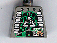 Torso Space Insectoids Green Circuitry, Silver Hose on Sides Pattern