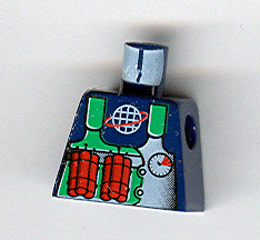 Torso Alpha Team Logo Green Vest Dynamite Pattern