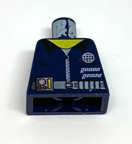 Torso Alpha Team Logo, Shirt with Zipper, Utility Belt and Gauge Pattern