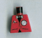 Torso Infomaniac with Bow Tie and Reverse-Italicized i Logo Pattern