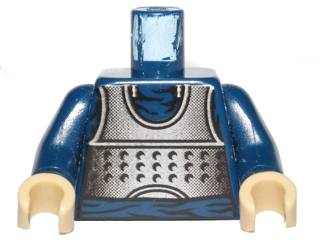 Torso SW Armor Silver Pattern (Bib Fortuna) / Dark Blue Arms / Tan Hands