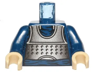 Torso SW Armor Silver Pattern (Bib Fortuna) / Dark Blue Arms / Tan Hands