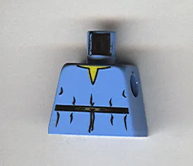 Torso SW V-Collar Shirt and High Tie Belt Pattern (Boba Fett Young)