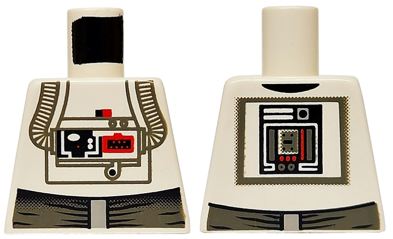 Torso SW AT-AT Driver Dark Gray Pattern