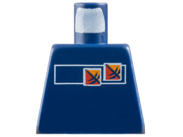 Torso Gravity Games with Red and Orange Logos Pattern