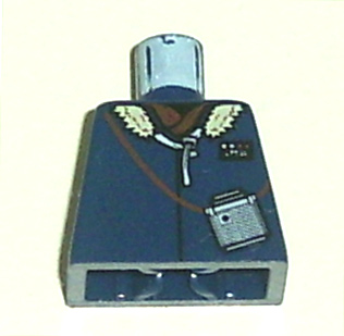 Torso SW Jacket with Collar and Monocular Pattern (Han Solo)