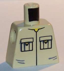 Torso Shirt Front Seamed with Patch Pockets Pattern