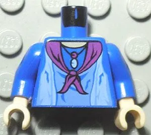 Torso Harry Potter Professor Trelawney Pattern / Blue Arms / Light Nougat Hands