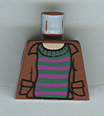 Torso Harry Potter Open Shirt and Striped Sweater Pattern