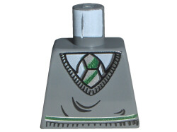 Torso Harry Potter Sweater Vest and Green Striped Tie Pattern