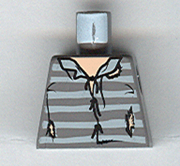 Torso Harry Potter Sirius Tattered Striped Shirt Pattern