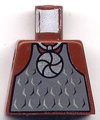 Torso Castle Knights Kingdom II with Amulet and Vest Pattern