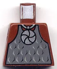 Torso Castle Knights Kingdom II with Amulet and Vest Pattern