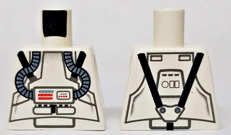 Torso SW Clone Pilot with Sand Blue Hoses, Black Straps Pattern