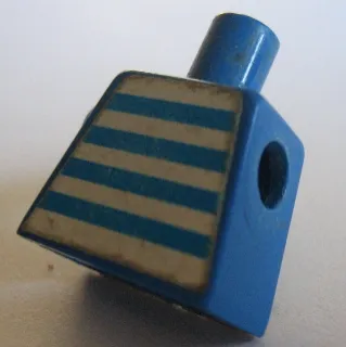 Torso Idea Book 6000 Bill with Blue and White Stripes Pattern (Sticker)