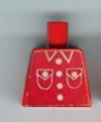 Torso Town Shirt with 4 Buttons and 2 Pockets Pattern (Sticker)