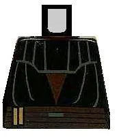 Torso SW Layered Vest with Belt Pattern (Anakin Clone Wars)