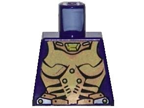 Torso Exo-Force Gold Body Armor with Amulet Pattern
