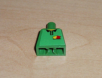 Torso Soccer Referee Yellow & Red Cards Pattern (Sticker)