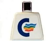 Torso with Color Line Logo Pattern (Sticker)