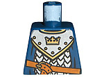 Torso Castle Fantasy Era Scale Mail, Crown on Collar Pattern