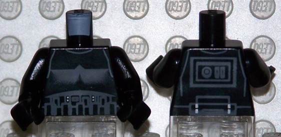 Torso SW Armor Shadow Trooper Pattern / Black Arms / Black Hands