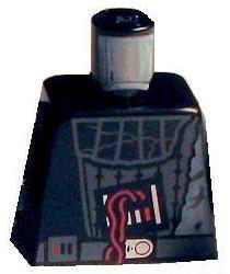 Torso SW Darth Vader Damaged Pattern