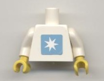 Torso Maersk Star Logo Pattern (Sticker) / White Arms / Yellow Hands