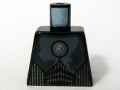 Torso Speed Racer with Gold 'R' in Circle and Chest Armor Pattern