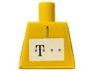 Torso German Telekom Yellow Pattern (Stickers)