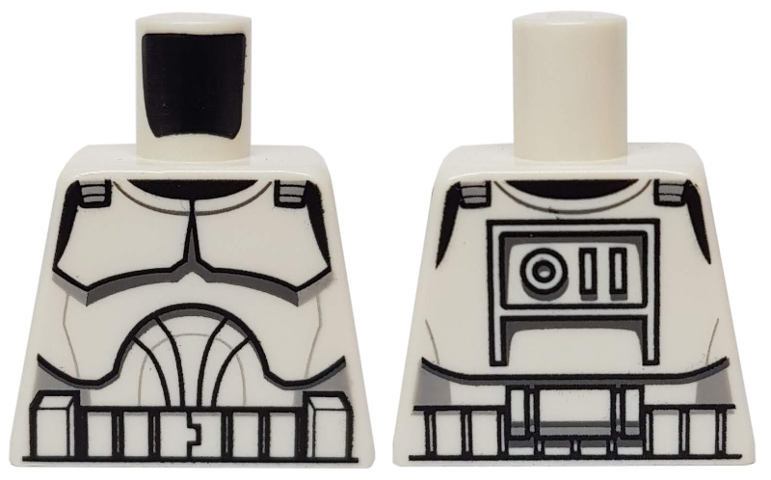 Torso SW Armor Clone Trooper Pattern (Clone Wars)
