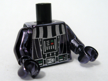 Torso SW Darth Vader Death Star Pattern / Chrome Black Arms / Chrome Black Hands