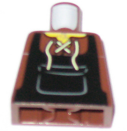 Torso Castle Fantasy Era Blacksmith Apron and Front Lace Up Shirt Pattern