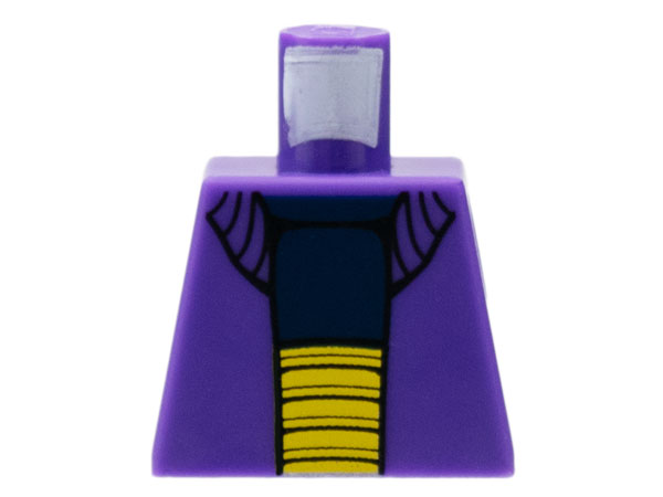 Torso SW Sweater over Dark Blue Shirt and Large Yellow Belt Pattern